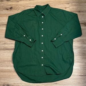 Maeve by Anthropologie Button Front Long Sleeve Shirt Size S